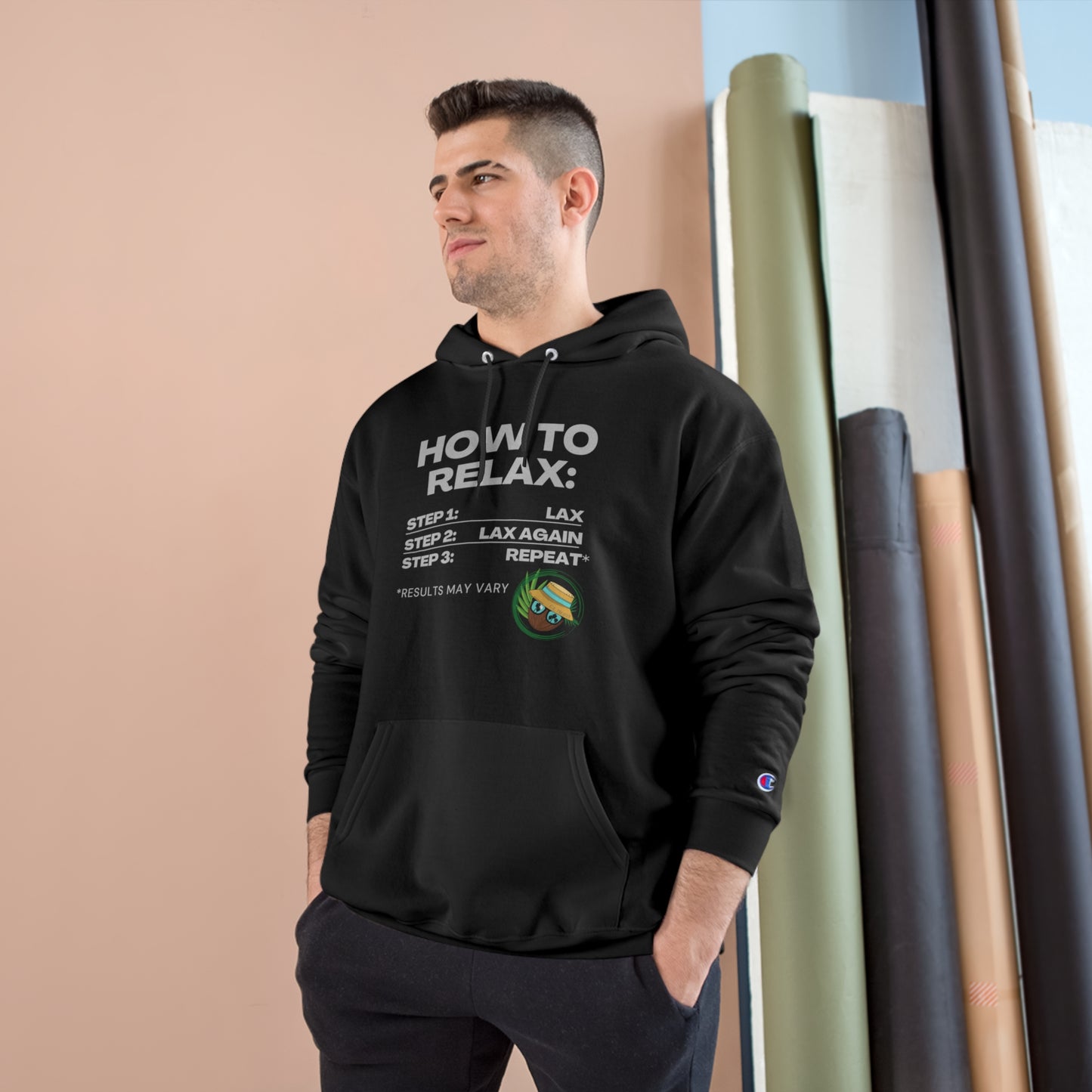 How to Relax Champion Hoodie