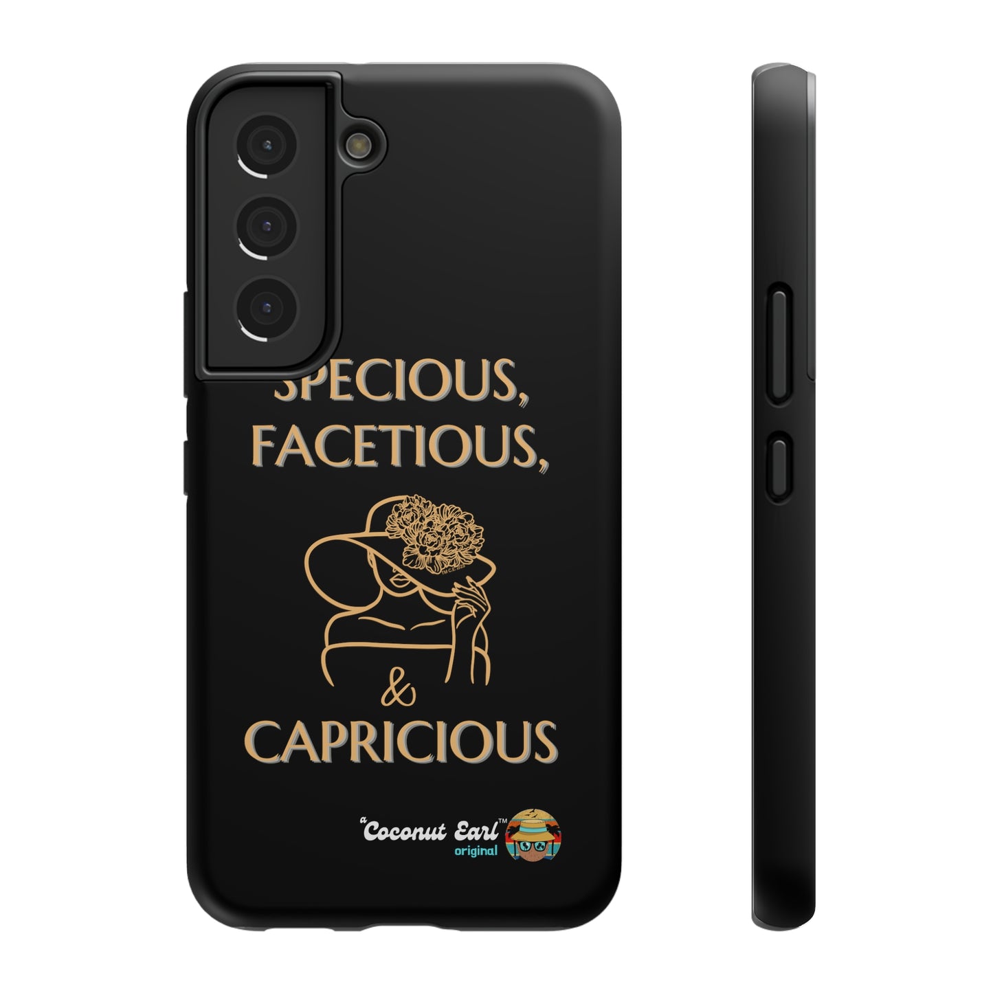 Specious, Facetious and Capricious Impact-Resistant Phone Case