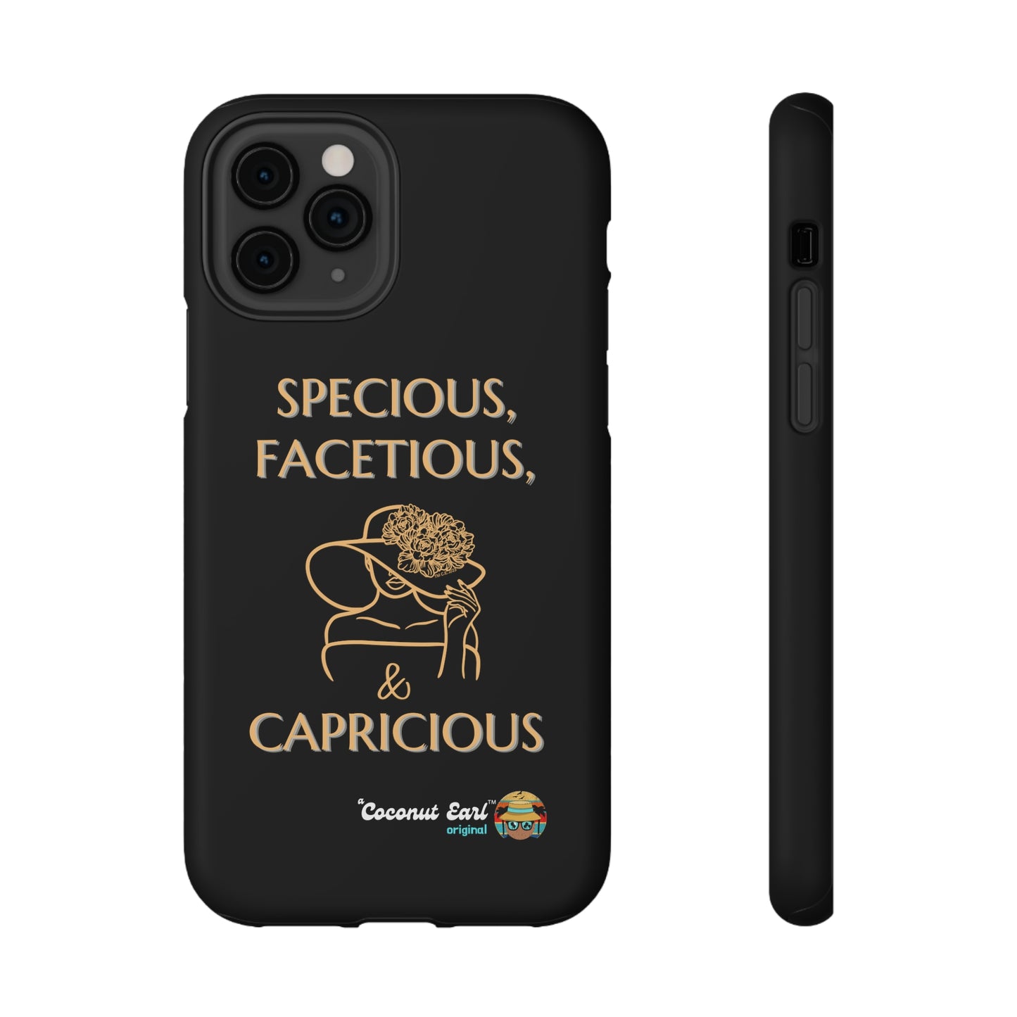 Specious, Facetious and Capricious Impact-Resistant Phone Case