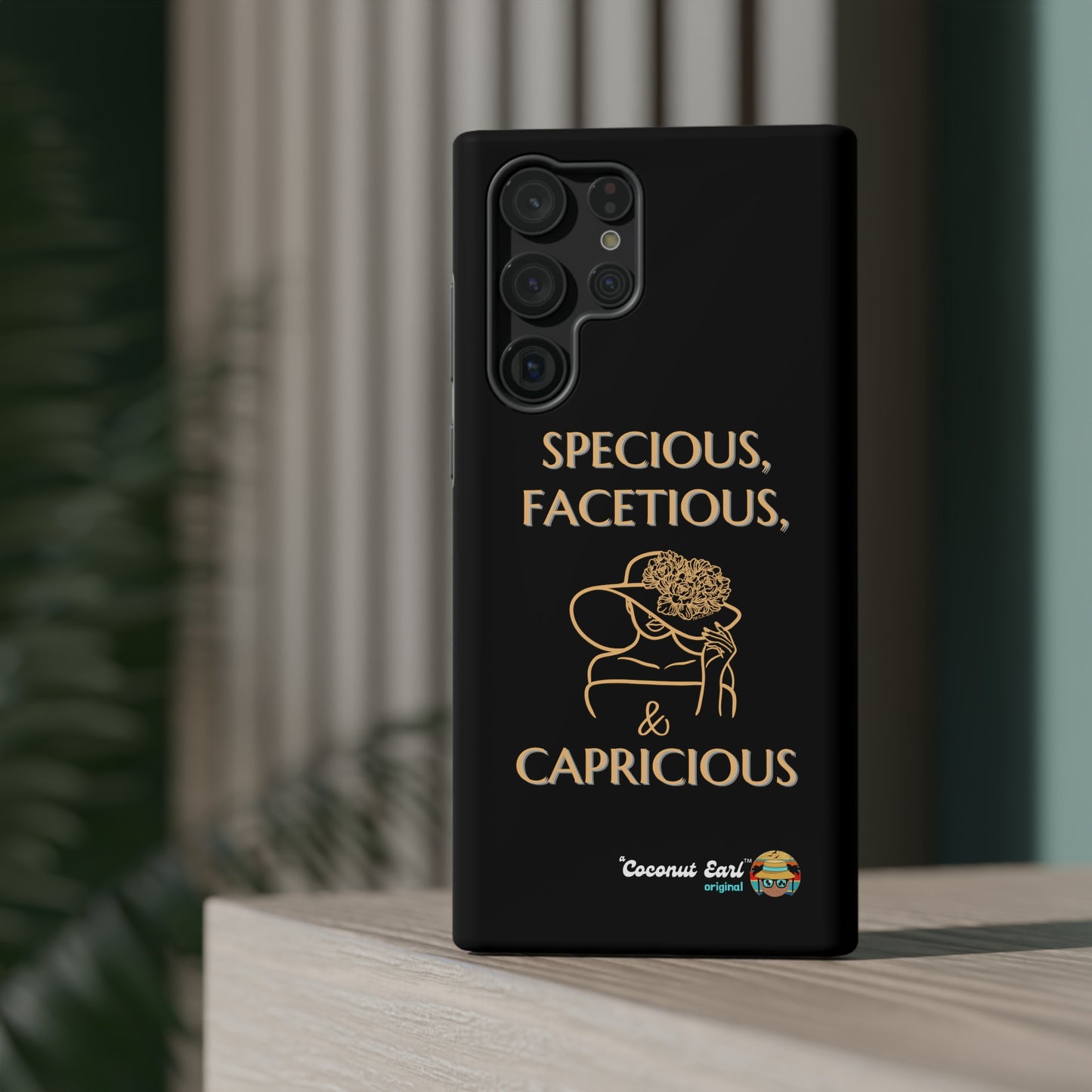 Specious, Facetious and Capricious Impact-Resistant Phone Case