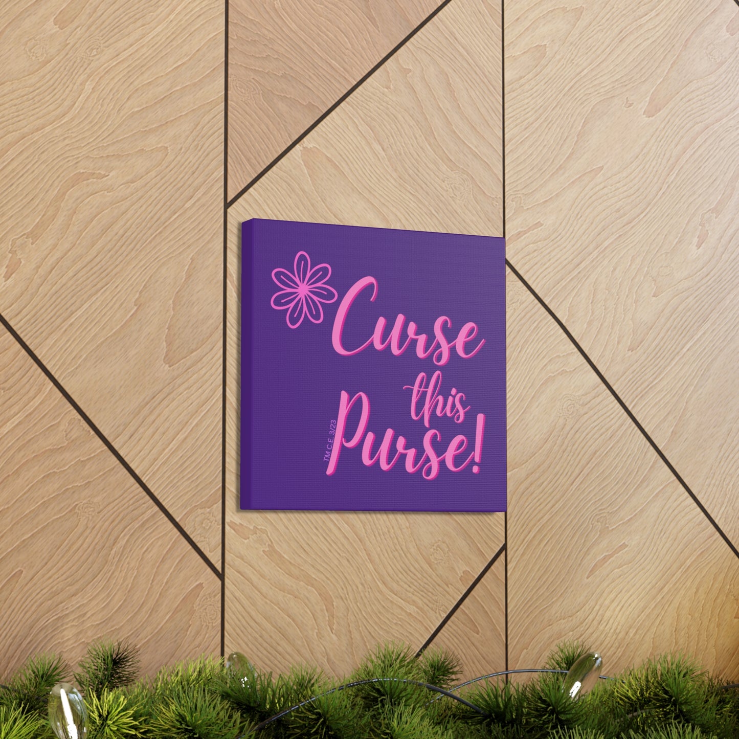 Curse this Purse 12" x 12" Canvas Gallery Wrap