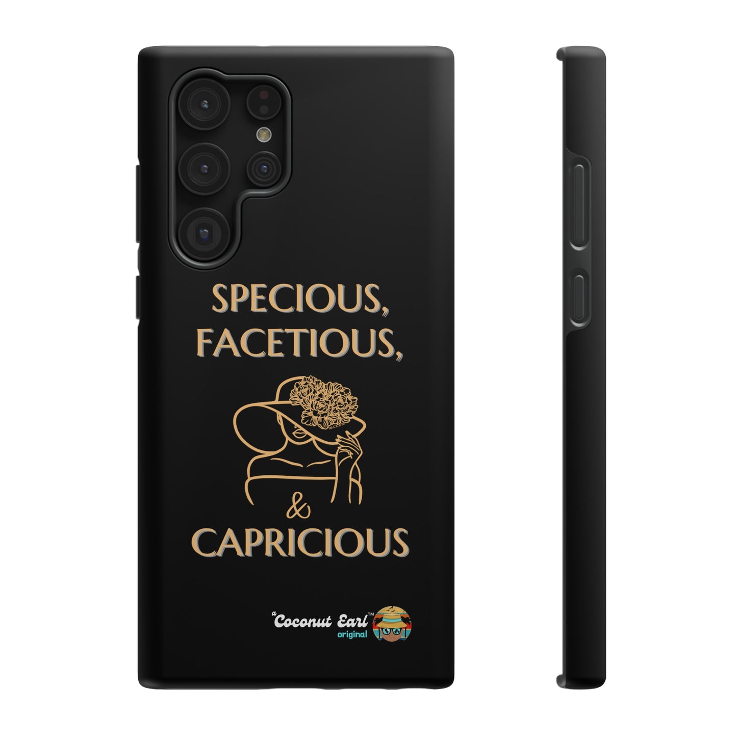 Specious, Facetious and Capricious Impact-Resistant Phone Case