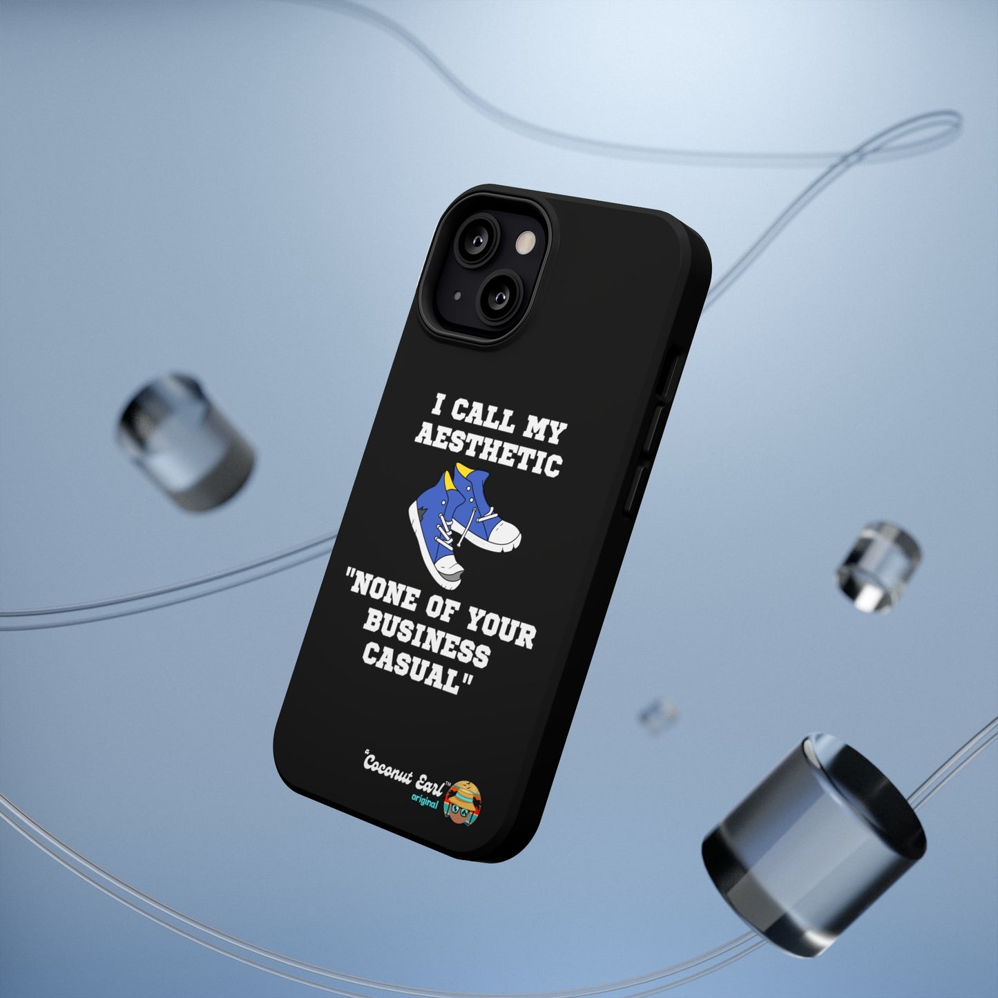 None of Your Business Casual Impact-Resistant Phone Case