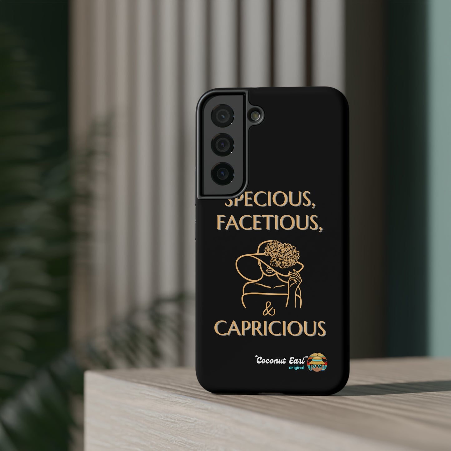 Specious, Facetious and Capricious Impact-Resistant Phone Case