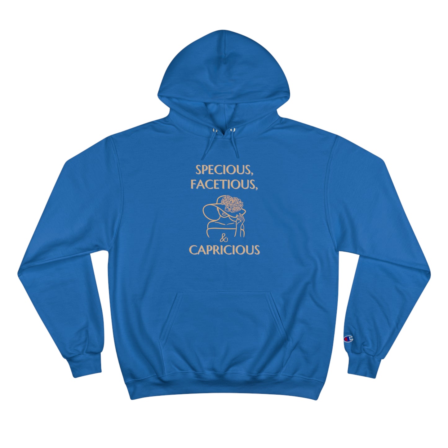 Specious, Capricious, Facetious Champion Hoodie