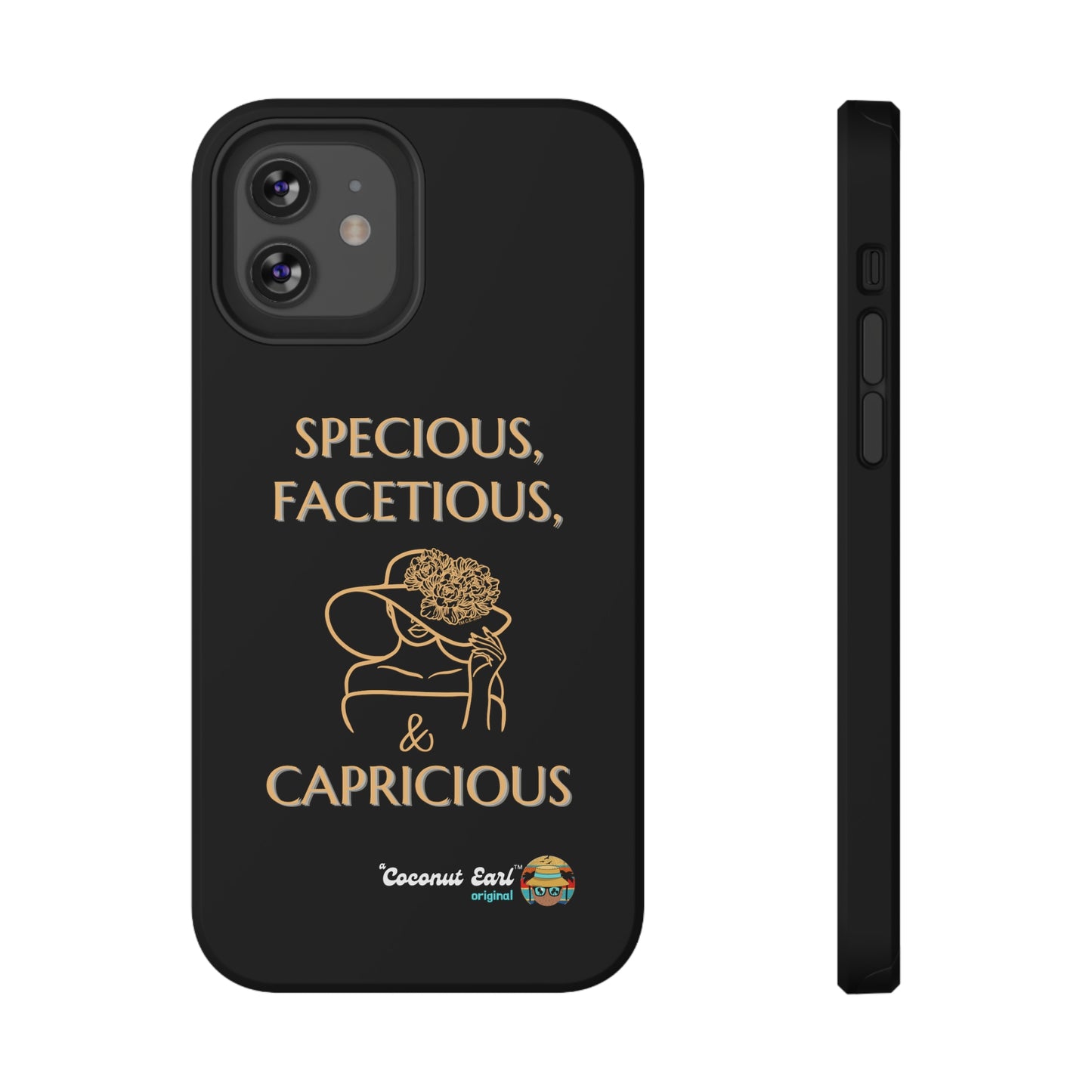 Specious, Facetious and Capricious Impact-Resistant Phone Case