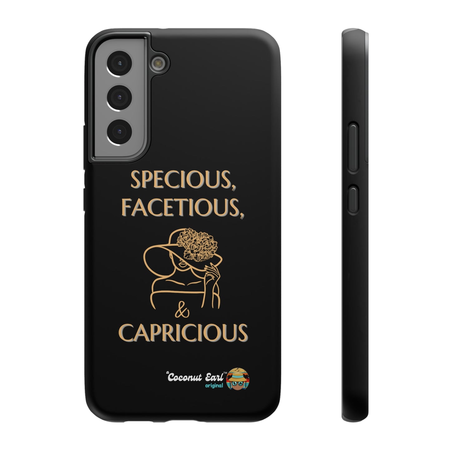 Specious, Facetious and Capricious Impact-Resistant Phone Case