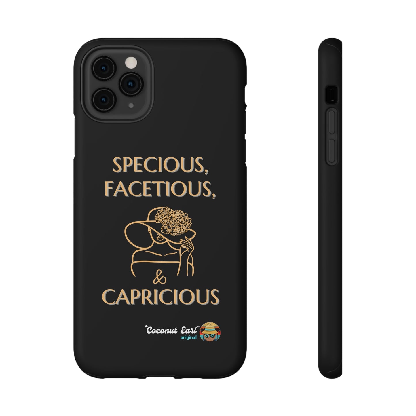 Specious, Facetious and Capricious Impact-Resistant Phone Case