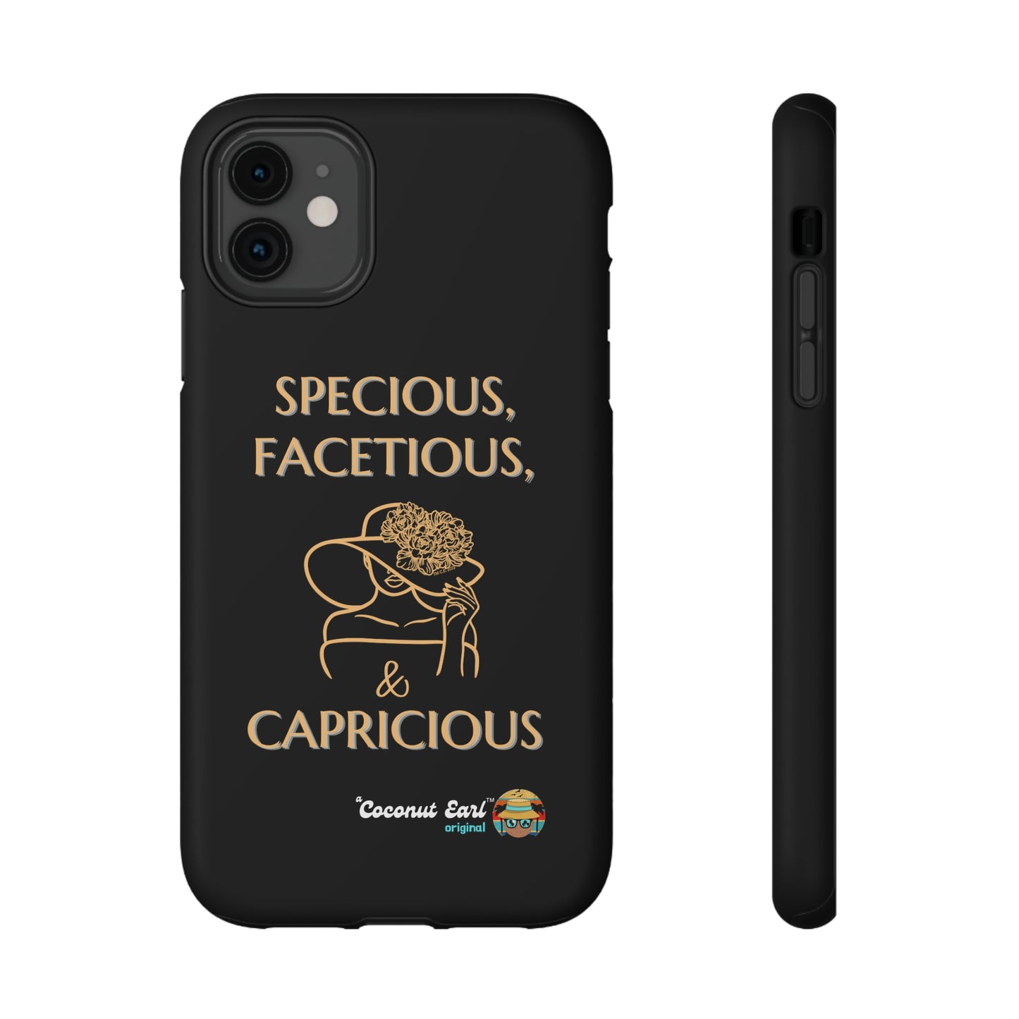 Specious, Facetious and Capricious Impact-Resistant Phone Case