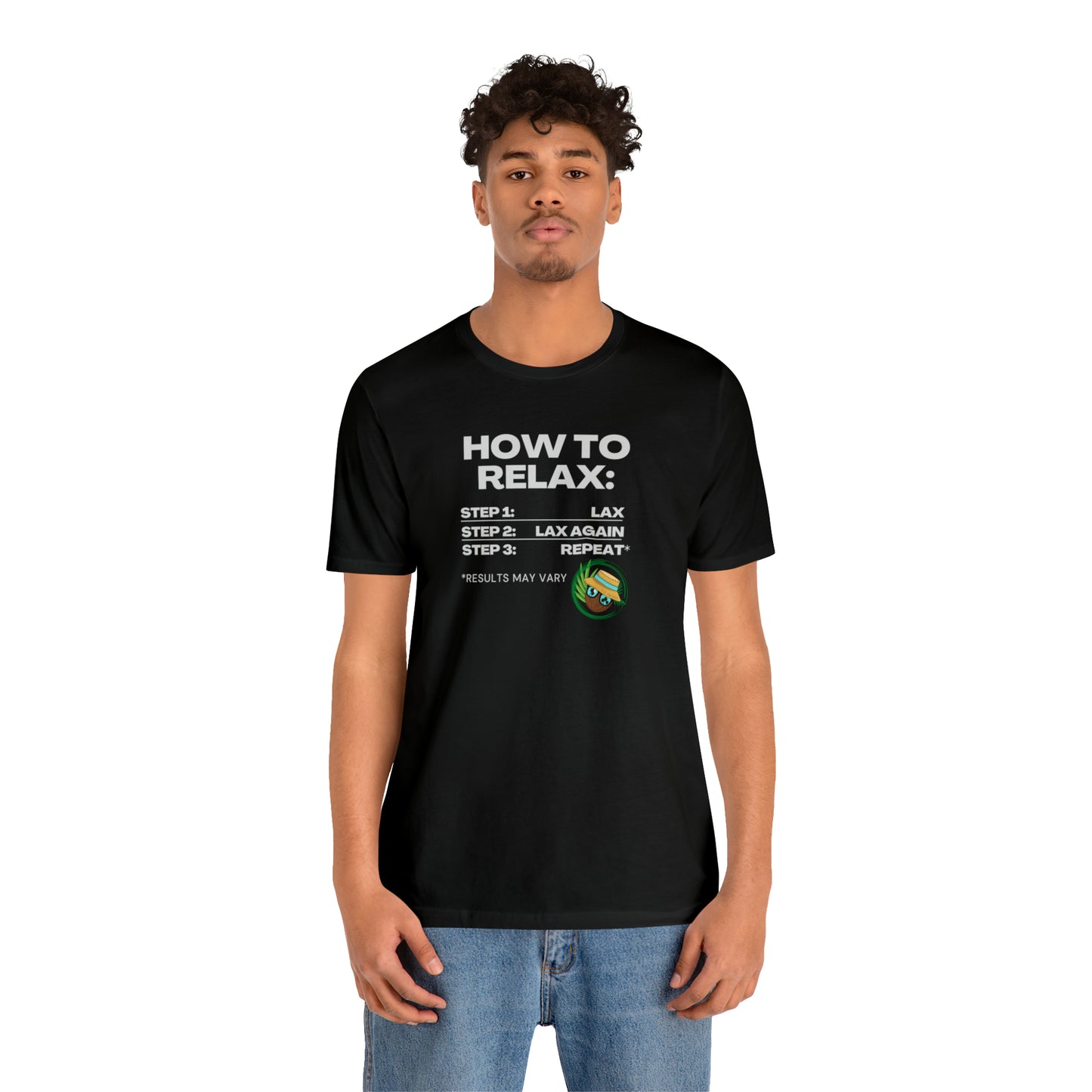 How to Relax - Coconut Earl Style Unisex Tee - Dark Colors