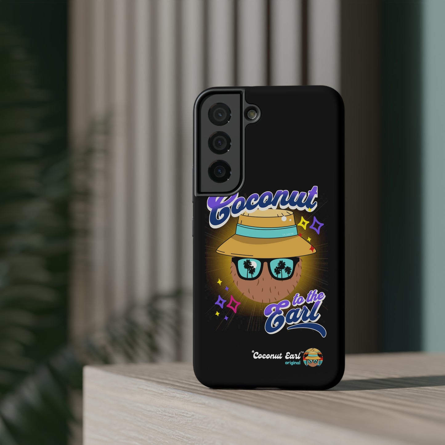 Coconut to tha' Earl Impact-Resistant Phone Case