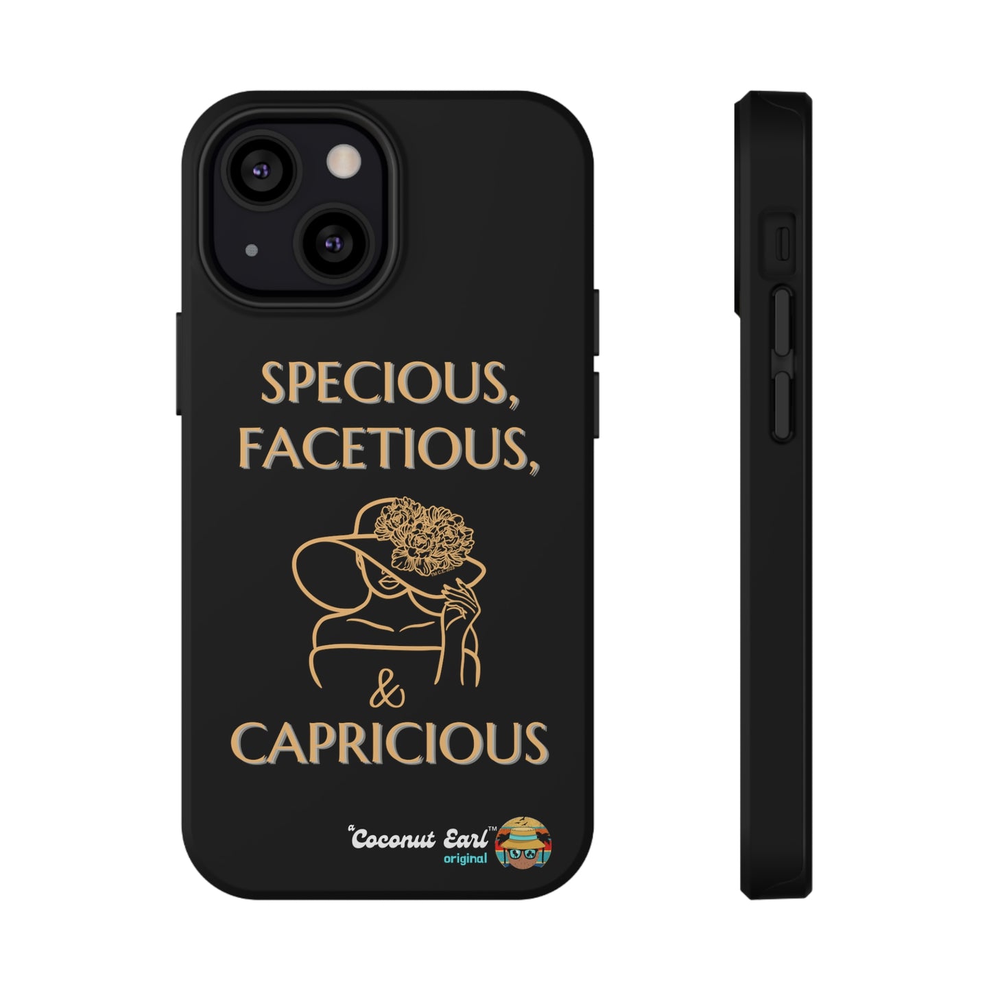 Specious, Facetious and Capricious Impact-Resistant Phone Case