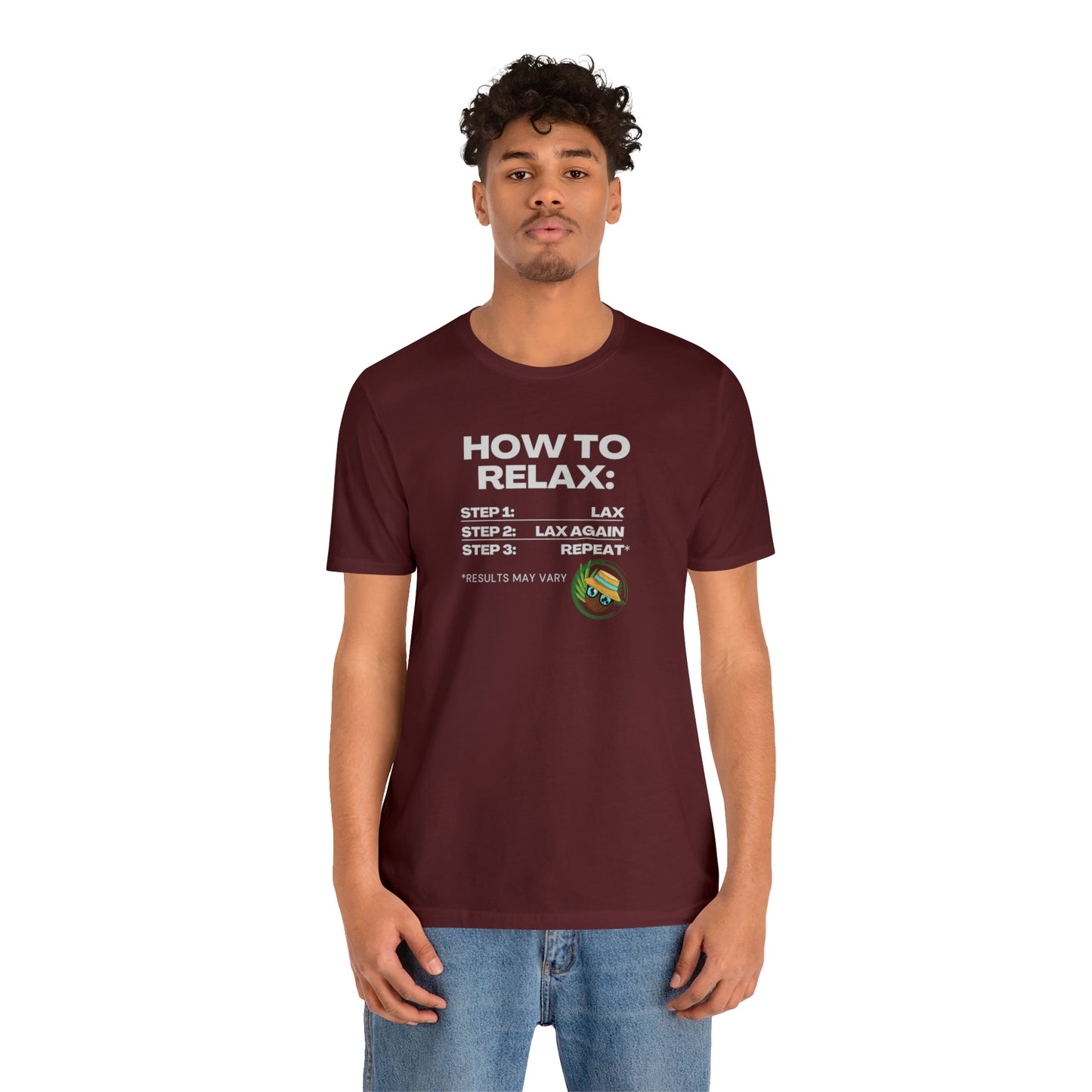 How to Relax - Coconut Earl Style Unisex Tee - Dark Colors