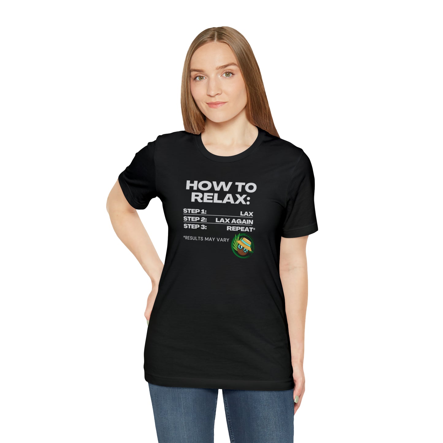 How to Relax - Coconut Earl Style Unisex Tee - Dark Colors